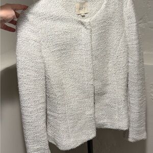 LOFT Women's Off-White Textured Blazer